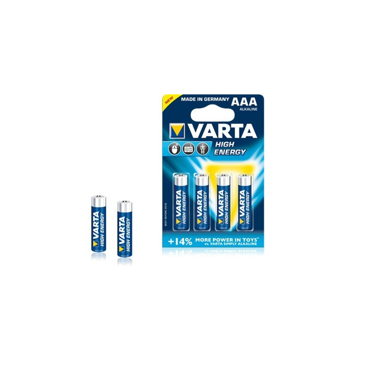 DESTOCK / 40 piles LR03 AAA (10 blisters) Varta High Energy R03 AAA / 2017 DESTOCK / 40 piles LR03 AAA (10 blisters) Varta High Energy R03 AAA / 2017