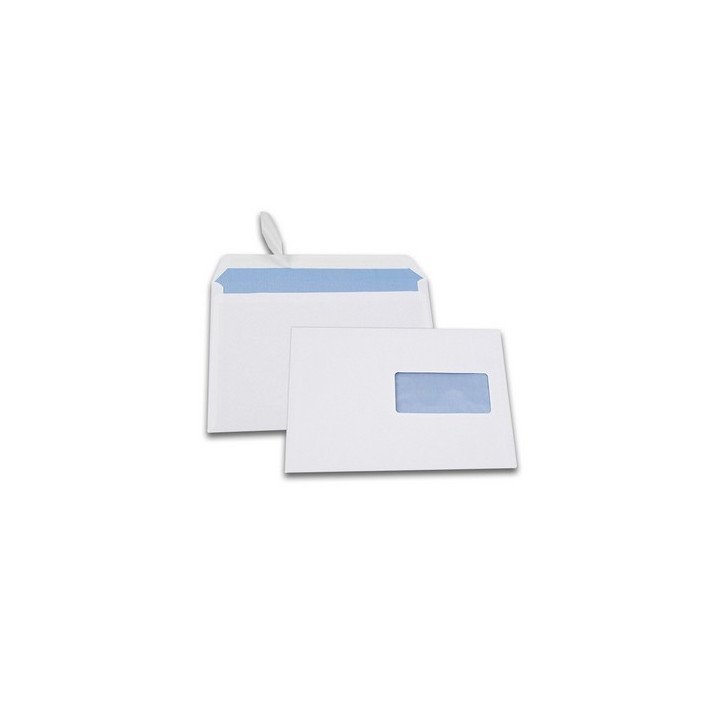 500 enveloppes papier blanc C5 162 x 229 mm