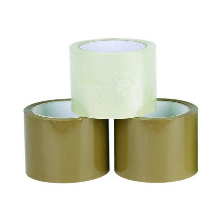 Lot de 6 ou 36 Rouleaux ruban adhésif marron ou transparent 75mm x 66m Lot de 6 ou 36 Rouleaux ruban adhésif marron ou transparent 75mm x 66m
