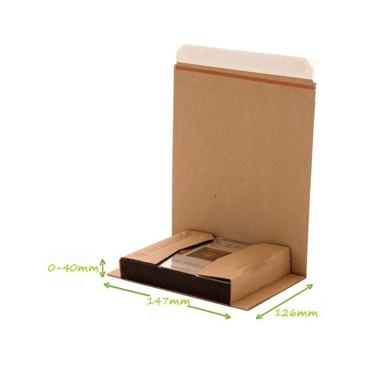 Etuis postal carton Format CD 47x126mm (H0-40mm) PS.301 T
