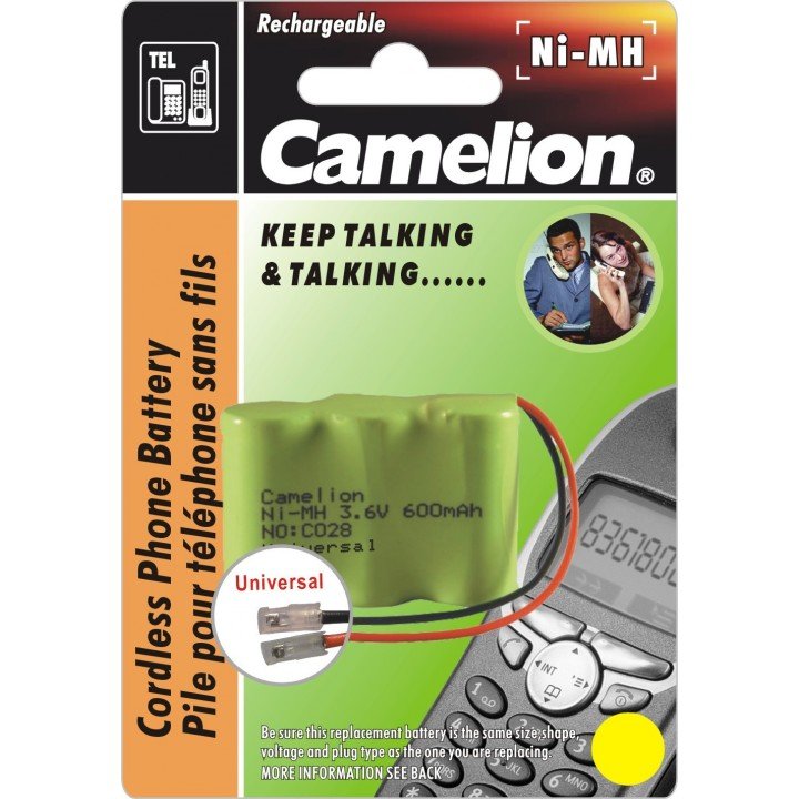 Batterie 3,6V Ni-MH 600mah 2/3 AA rechargeable Camelion Batterie 3,6V Ni-MH 600mah 2/3 AA rechargeable Camelion
