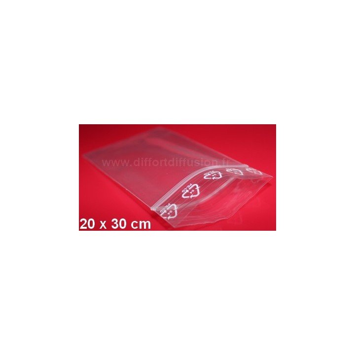 500 sachets plastiques Zip 200x300 mm 500 sachets plastiques Zip 200x300 mm