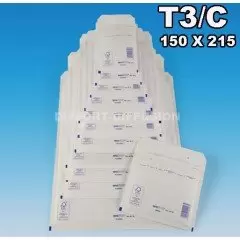 100 ENVELOPPES A BULLES T3 (170*225) BLANCHES DIFFORT DIFFUSION - 1