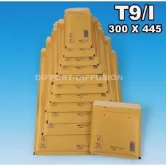 50 ENVELOPPES A BULLES T9 (320*450) BRUNES DIFFORT DIFFUSION - 1