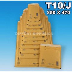 50 ENVELOPPES A BULLES T10 (370*480) BRUNES DIFFORT DIFFUSION - 1