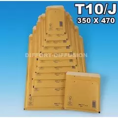 50 ENVELOPPES A BULLES T10 (370*480) BRUNES DIFFORT DIFFUSION - 1