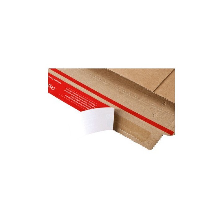 20 Enveloppe cartonnée N°1 (150*250) pochette d'expédition carton ondulé 