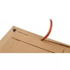 20 enveloppe carton latérale L4 (340x235mm) pochette avec cannelure - 2