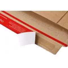 20 enveloppe carton latérale L1 (270x185mm) pochette avec cannelure