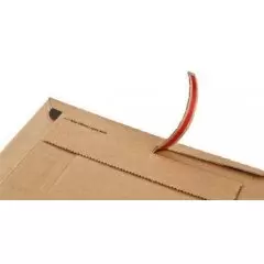 20 enveloppe carton latérale L1 (270x185mm) pochette avec cannelure
