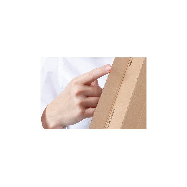 20 enveloppe carton latérale L1 (270x185mm) pochette avec cannelure