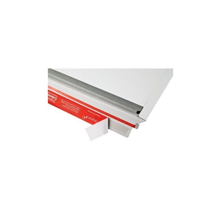 Enveloppe carton (X20) blanche BL1 310x445mm ouverture latérale