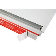 Enveloppe carton (X20) blanche BL1 310x445mm ouverture latérale