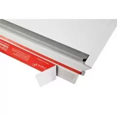 Enveloppe carton (X20) blanche BL1 310x445mm ouverture latérale