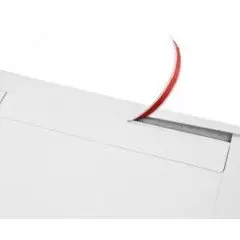 Pochette enveloppe carton (x20) blanche BL4 351x248mm ouverture latérale - 3