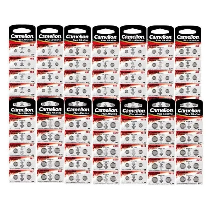 Lot de 140 pile boton alcaline Camelion