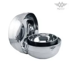 Lot 3 bols acier inoxydable myweigh