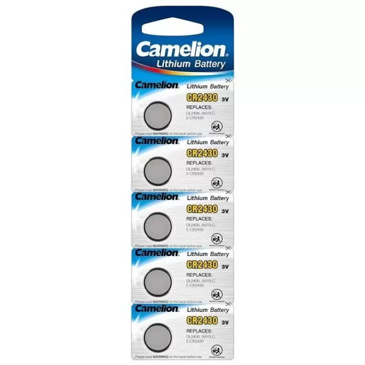 Lot de 5 piles lithium CR-2430 Camelion 