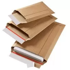 100 Enveloppes cartons ondulés WBX1 (176x270mm)  - 1