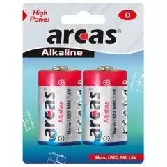 12 piles Arcas LR20 DATE 08/2017