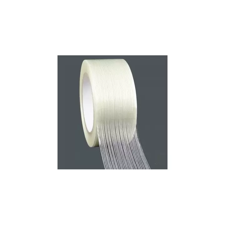 ruban adhésifs rouleaux armés fil à fil transparent 50x50