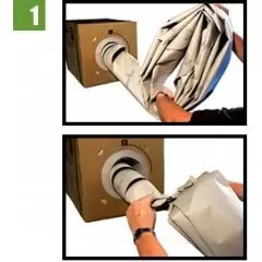 Papier de calage à froisser avec boite distributrice - 2