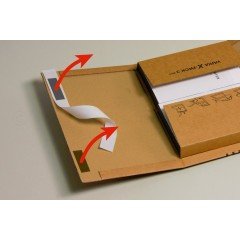 étuis livre carton varia x DVD A5 avec 2 bandes auto adhésive 
