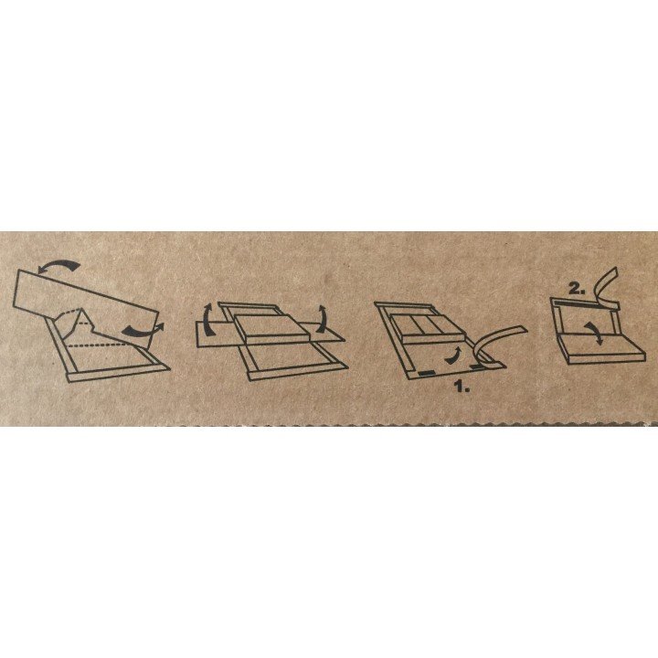 étuis postaux carton DVD coffret A5 Pliage