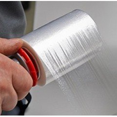 Lot de 20 Mini-bobines film plastique étirable transparent  - 2