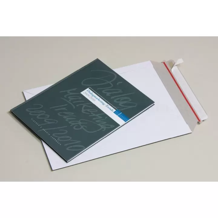 belle présentation enveloppe carton balanche