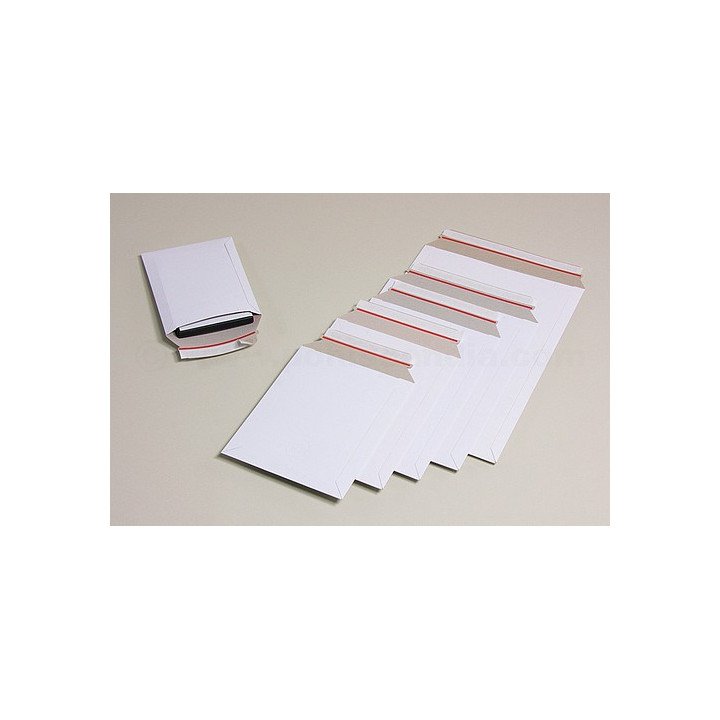 100 enveloppes cartons blanches BBX7W 320x455 mm