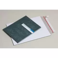belle présentation enveloppe carton balanche