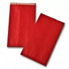 Pochettes cadeaux sans soufflet sac rouge 70x120cm 