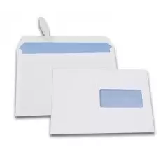 500 enveloppes papier blanc C5 162 x 229 mm