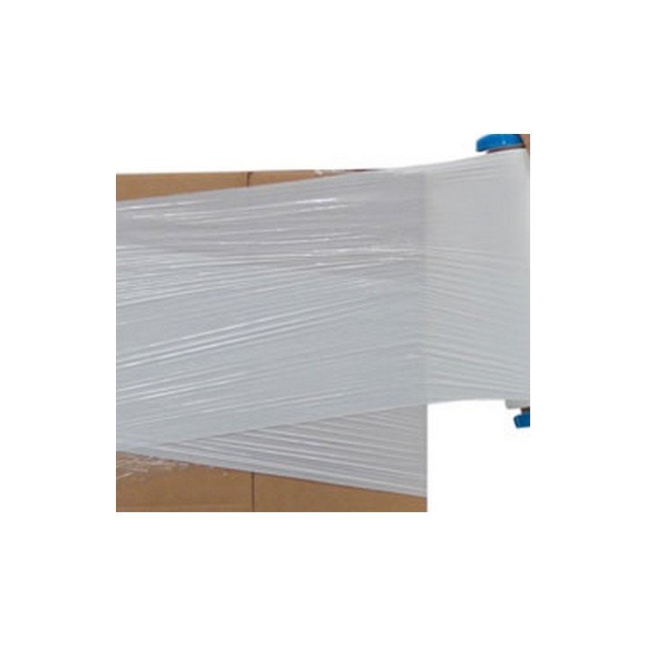 Lot de 1 ou 6 Rouleaux film palette étirable BLANC 500cm x 300m 23µ  - 1