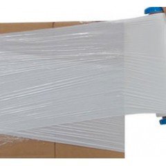 Lot de 1 ou 6 Rouleaux film palette étirable BLANC 500cm x 300m 23µ  - 1