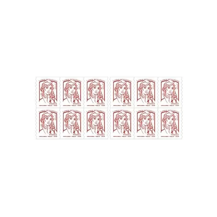 120 timbres AUTOCOLLANTS lettre prioritaire 20g validité permanente  - 1