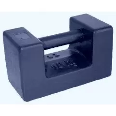 masse fonte 10Kg (noir) poids calibration