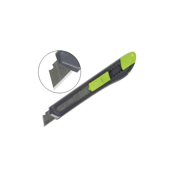 Lot de 10 moyens cutters (avec lame 18mm)  - 1