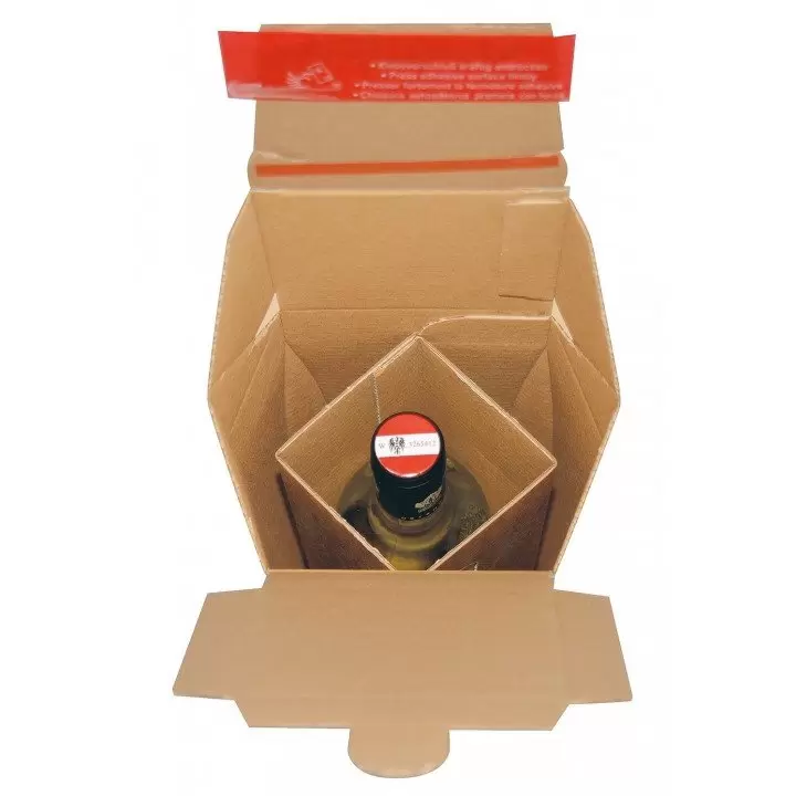 10 boites caisses d'expédition pour bouteilles de vins