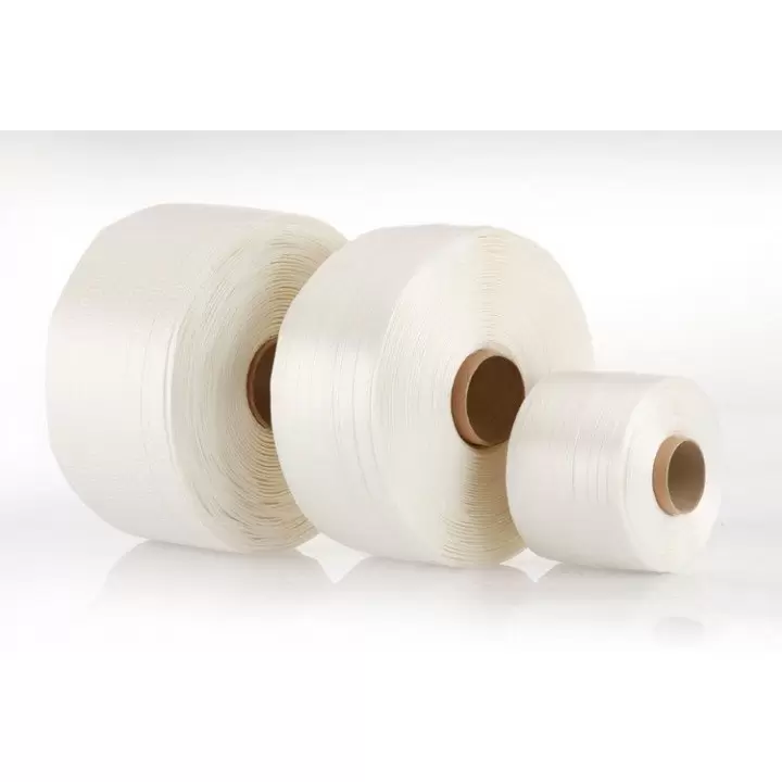 Feuillard textil tissé blanc