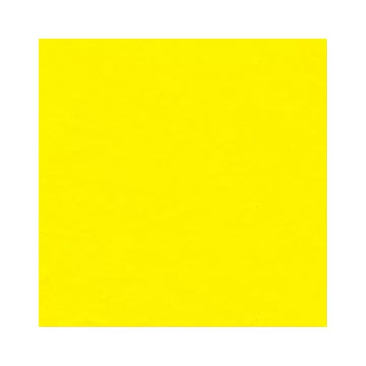 Feuilles de soie mousseline jaune 50x75cm