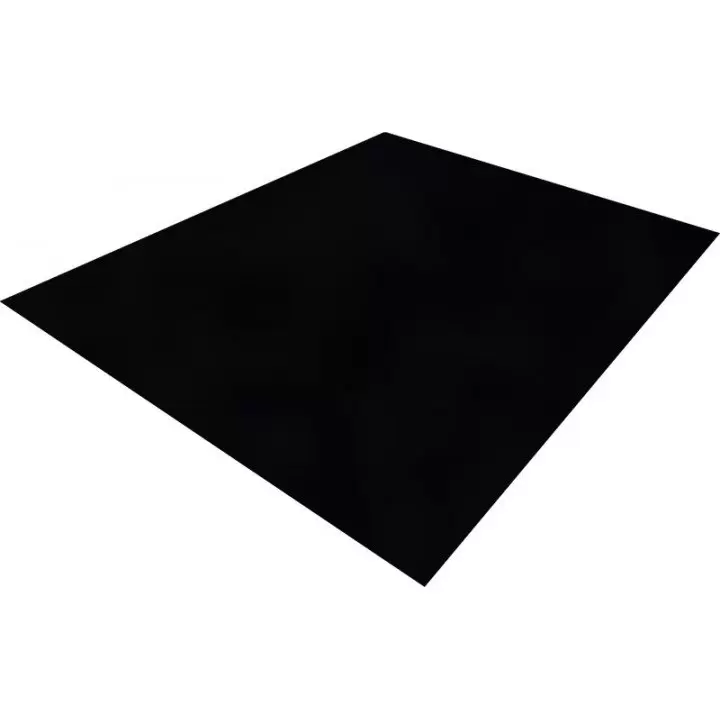C10RA feuille de soie noire mousseline