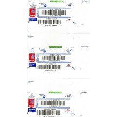 300 étiquettes sticker export suivi lettre suivie la poste  - 1
