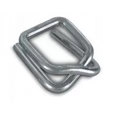 Boucle acier autobloquante 16 mm pour feuillard textile