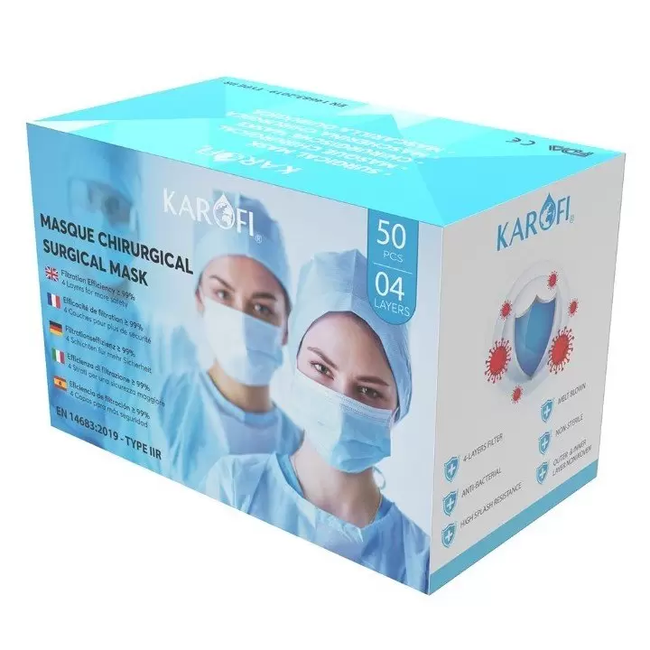 masques chirurgicaux TYPE 2R protection 4 couches