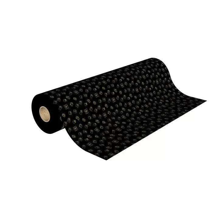 Papier cadeau 0,70cm x 50m 60g paquets en or (H5934)