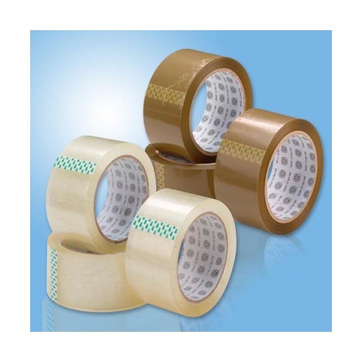 6x rouleaux adhésifs Havane  50mm x 66m DIFFORT DIFFUSION - 1