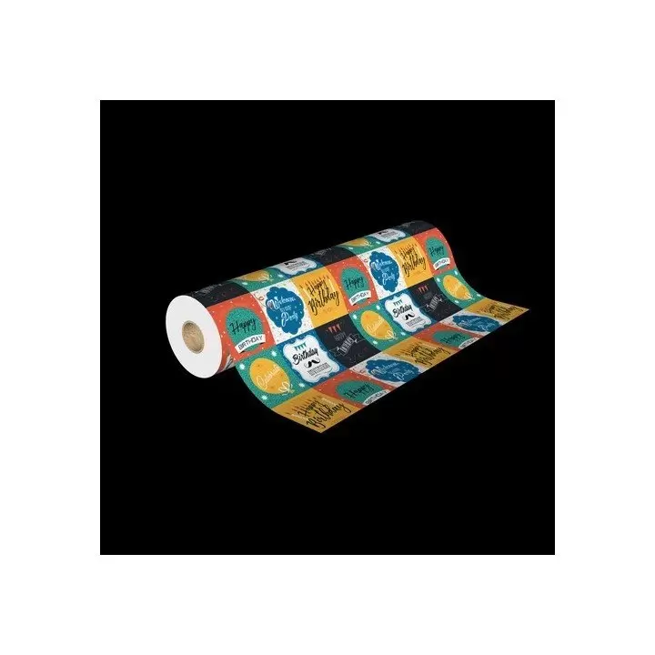 papier cadeau rouleaux 50m HAPPY BIRTHDAY H3989