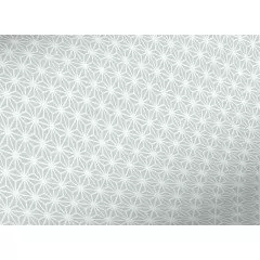 Un rouleau papier cadeau motif étoiles géométriques R3871